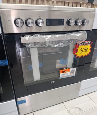 OFERTA! COCINA COMPLETA DE ELÉTRICA BEKO Inox