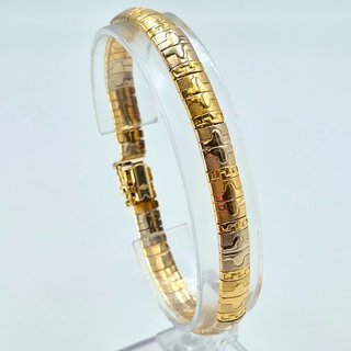 Pulsera de Oro 18K Combinada, 16,6gr, 20cm