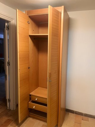 Armario de Madera con Cajones y Altillo Alto 2,20