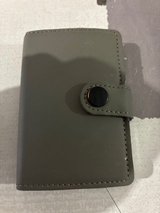 Cartera Tarjetero Gris y pitillera