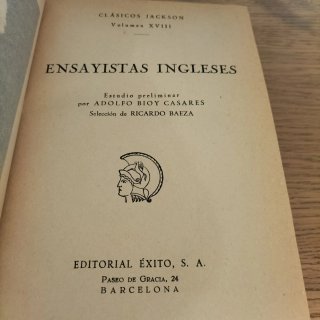 ENSAYISTAS INGLESES