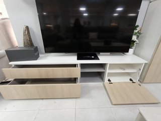 mueble de TV, vitrina y alto para recoger