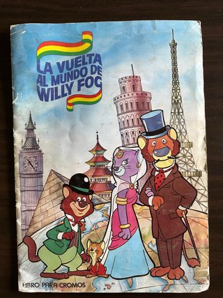 Álbum de cromos La vuelta al mundo de Willy Fog