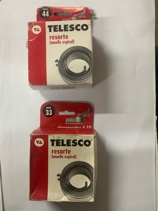 Muelles Espiral TELESCO Mod. 33 y 44