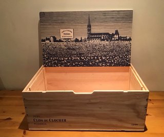 Gran baúl XXL de madera francesa.