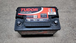 Batería de coche Tudor T6 74Ah 680A
