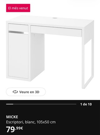Escritorio IKEA Micke Blanco