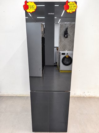 FRIGORIFICO COMBI CECOTEC CRISTAL GRIS 1,80 NOFROS