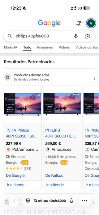 TV Philips 40PFS6050 40 pulgadas