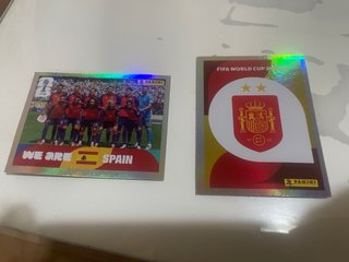 2 Cromos Panini España Mundial