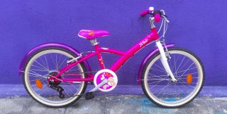 Bicicleta Btwin 20 pulgadas niña