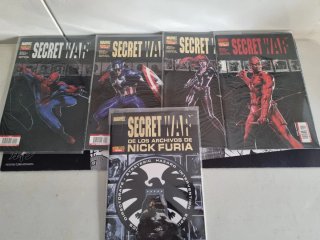 Secret war marvel comics completa + especial