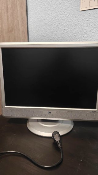 Monitor PC HP Plateado