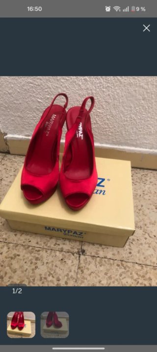 Zapatos de tacón rojos Marypaz Varios