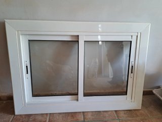 2 Ventanas de Aluminio Blancas precio por las 2