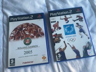 2 Juegos PlayStation 2: Roland Garros y Athens PS2