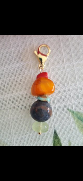 Charm exclusivo de Lulas Lulas de acero multicolor