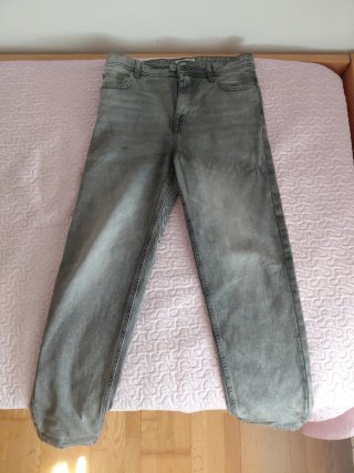 Pantalones de pana grises