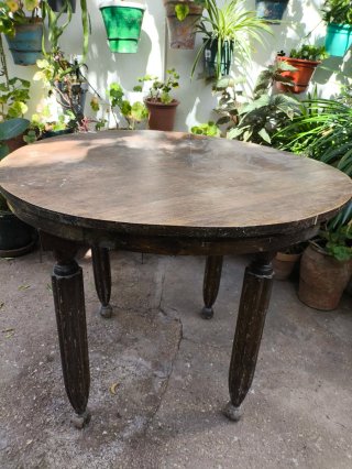 Mesa Camilla Antigua de Madera mueble