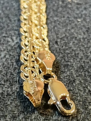 Cadena de Oro 18k Laminado en 3 micras de oro 750.