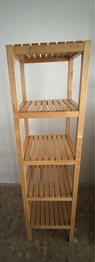 Estantería de Baño de Madera