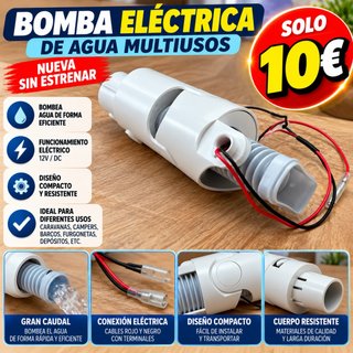 Bomba de Agua Eléctrica 12V