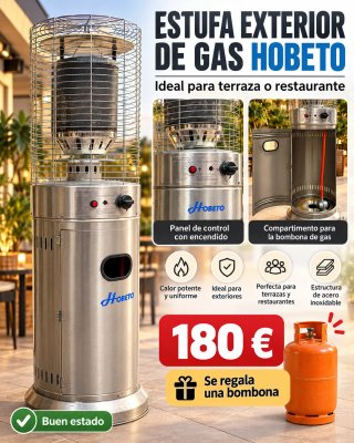 Estufa de Gas para Terraza HOBETO