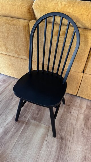 6 Sillas IKEA SKOGSTA Negras
