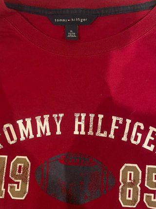Camiseta Tommy Hilfiger XL Roja