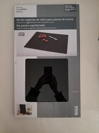Set de 2 Cubre Vitrocerámicas de Vidrio Livarno