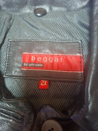 Chaqueta de piel BEGGAR by Gerome Talla XXL