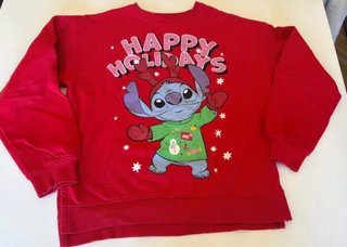 Sudadera Navidad Stitch Niña Talla 13-14 Nueva