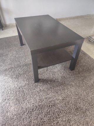 Mesa de Centro Negra Mueble TV Estanteria