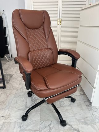 Sillón de Oficina Ergonómico Marrón