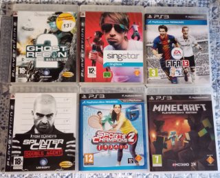 Confezione 6 Giochi PS3 (PlayStation 3)