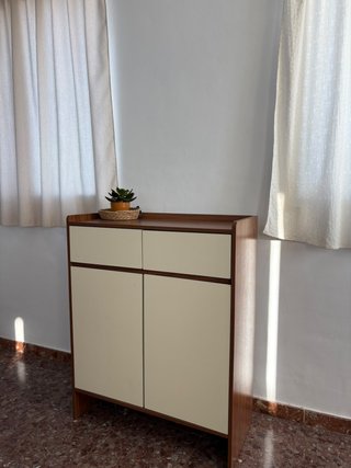 Cómoda de madera bicolor - envio gratis