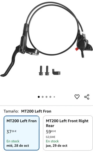 Freno de Disco Hidráulico Shimano MT200