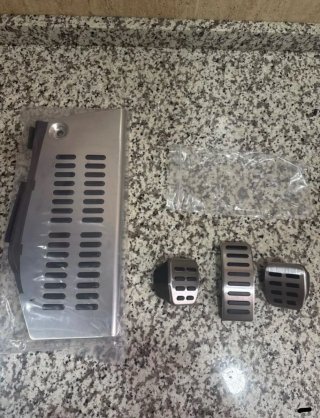 Set pedales INOX VAG Seat León 1 A3 8L Golf 4 etc