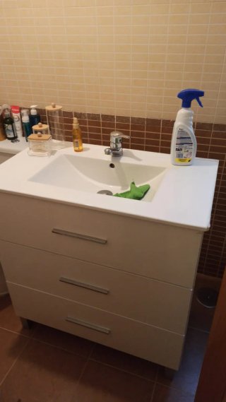 Lavabo y mueble de baño