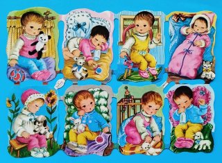 Lamina Cromos troquelados Kruger .Vintage Infantil