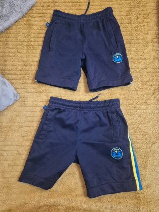 2 Pantalones Cortos Uniforme Colegio Alkor Talla 6