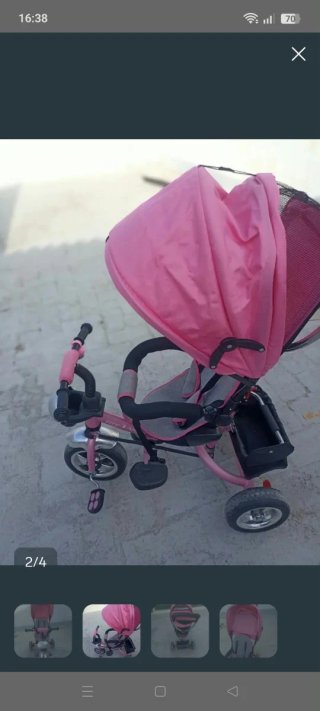 Triciclo Evolutivo Infantil Rosa