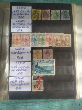 Colección Sellos Españoles Siglos XIX XX (9 fotos)