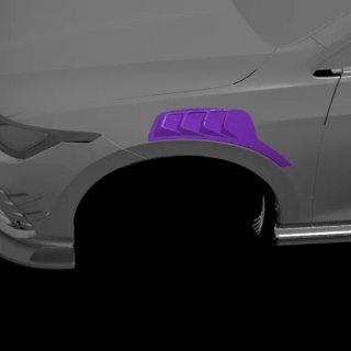 Rejillas Ventilación VW Golf R mk8