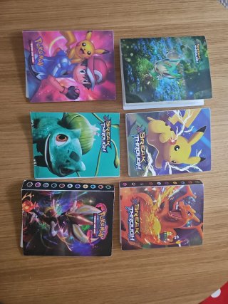 Lote de 7 Álbumes de Cromos Pokémon