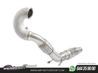 DOWNPIPE CATALIZADA CTS TURBO PARA GOLF 7 GTI / LEÓN 3 CUPRA / A3 8V / OCTAVIA 5E VRS