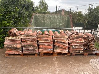Lote de Tejas Árabes Antiguas(unas 750 unidades)