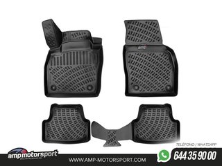 ALFOMBRILLAS DE GOMA RIZLINE PARA VOLKSWAGEN POLO MK6 2017-2021