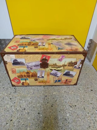 Baúl de Almacenaje Vintage Italia