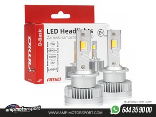BOMBILLAS LUZ DE CRUCE LED HEADLAMP D4S/D4R D-BASIC SERIES AMiO-03629